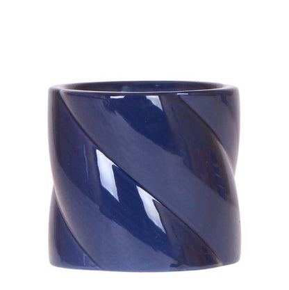 Candy Dekotopf Blau Ø9cm – runder Keramik Übertopf in frischem Blau – fröhliches Design für Orchideen & Zimmerpflanzen